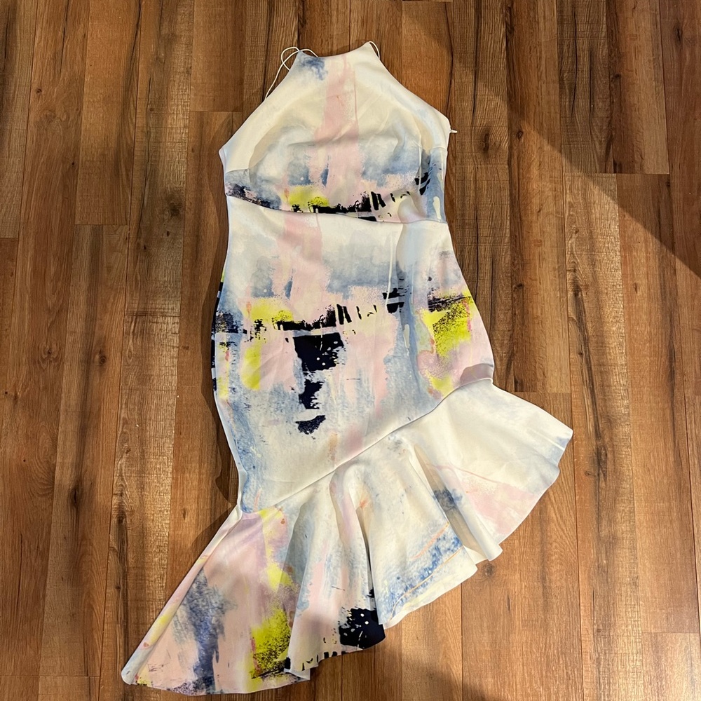ASOS Halter Asymmetrical Dress